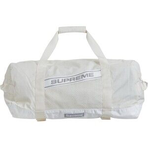 Supreme 3D Logo Off-White Duffle Bag
